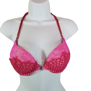 Victorias Secret very sexy red pink push up bra
